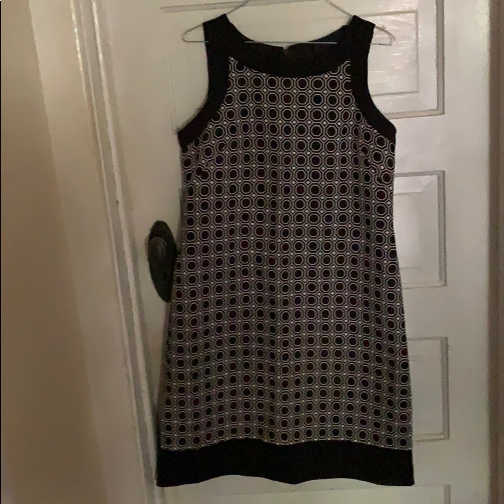J. Howard black and white dress